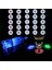 25 Adet LED Coaster Yuvarlak Flaş Bardak Mat Etiket Işıkları Şarap Likör Şişesi, Içecek Partisi, Bar Partisi (Yurt Dışından) 2