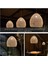 Rattan Lamba Kolye Işık Vintage Asılı Abajur Şapkası E27 Oturma Odası Yemek Odası Ev Dekor Cafe Restaurant Hanglamp (Yurt Dışından) 5
