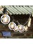 2x G40 Güneş Enerjili LED Işıklar 18FT Açık Veranda Küre Dize Işıklar Bistro Bahçe Dekorasyonu 1.5W 10 Ampuller (Yurt Dışından) 4