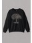 Unisex Sweatshirt Hayat Ağacındaki Kırmızı Salincak Kuru Ağaç Baskılı Sweat 1