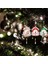 3 Adet Noel Ağacı Veya Oda Dekorasyonu Püskül Ev Ahşap Kolye Dıy Sürpriz Hediye (Yurt Dışından) 5