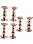 6x Şamdan Metal Sütun Mumluklar, Düğün Centerpieces Mumlar Için Şamdan Tutucular Altın Standı (Yurt Dışından) 5