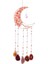 Akik Ay Dream Catchers Kristal 7 Çakra Dream Catchers Renkli Duvar Asma Odası Bahçe Dreamcatchers Dekor (Yurt Dışından) 1
