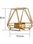 16 Adet Metal Geometrik Tasarım Çay Işık Adak Mumluklar, Içi Boş Tealight Mumluklar (Yurt Dışından) 3