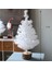 Mini Noel Ağacı Masa Üstü, Beyaz Noel Ağaçları Küçük Noel Ağacı Masaüstü Ev Noel Dekor Için Ahşap Tabanlı 40 cm (Yurt Dışından) 4