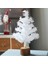 Mini Noel Ağacı Masa Üstü, Beyaz Noel Ağaçları Küçük Noel Ağacı Masaüstü Ev Noel Dekor Için Ahşap Tabanlı 40 cm (Yurt Dışından) 5