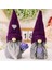 Gnomes Süslemeleri Mor El Yapımı Peluş Dekor Kış Tatili Sevgililer Günü Süsleri Tatil Hediyesi (Yurt Dışından) 3