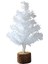 Mini Noel Ağacı Masa Üstü, Beyaz Noel Ağaçları Küçük Noel Ağacı Masaüstü Ev Noel Dekor Için Ahşap Tabanlı 30 cm (Yurt Dışından) 1