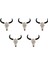 5x Reçine Longhorn Inek Kafatası Kafa Duvar Asılı Dekorlar 3D Hayvan Yaban Hayatı Heykel Figürler El Sanatları Boynuzları Ev Dekor Için (Yurt Dışından) 4