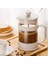2x French Press Kahve Makinesi 12 Oz, Beyaz Kahve Presleri Borosilikat Camlı Çay Makineleri Soğuk ve Sıcak Demlenmiş Kahve (Yurt Dışından) 4