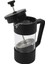 5x French Press Kahve ve Çay Makinesi 12 Oz, Kalınlaştırılmış Borosilikat Cam Kahve Presi Paslanmaz ve Bulaşık Makinesinde Yıkanabilir, Siyah (Yurt Dışından) 4