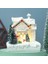 Noel Köyü Beyaz Saray Dekor Reçine Noel Hediyesi Yeni Yıl Dekoru-B (Yurt Dışından) 4