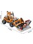 Yapı Taşları Çocuk Şehir Mühendislik Aracı Çocuk Eğitici Yapı Taşı Oyuncakları (Forklift Deformasyon Forklift 640003B) (Yurt Dışından) 1