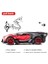Saytay Bugatti Vision Gt Supercar 1/32 Çinko Alaşımı Döküm Geri Çekin Araba Modeli Oyuncak Ses ve Işık Erkek Kız Için Hediye (Kırmızı) ST-001 (Yurt Dışından) 3
