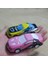 Mini Metal Geri Çekilebilir Araba Atalet Araç Seti Model Çocuk Oyuncak Araba (Mor, 3 Paket) (Yurt Dışından) 4