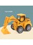 Dört Parçalı Set [yol Silindiri + Buldozer + Delici + Ekskavatör] Çocuk Atalet Simülasyonu Mühendislik Aracı Araba Itme Tipi Çalışan Ekskavatör Buldozer Oyuncak (Yurt Dışından) 4