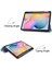 Samsung Galaxy Tab S6/tab S6 Tablet Kılıfı 10.4" Için, Birinci Sınıf Deri, Ince ve Hafif, Otomatik Uyutma/uyandırma Sert Üç Katlı Stand Kapağı (P610/P615) Mavi (Yurt Dışından) 3