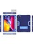 iPad Pro 11 2020 Için, iPad Pro 11 2020 Için Hibrit Ağır Hizmet Tipi Üç Katmanlı Tam Gövde Darbeye Dayanıklı Sağlam Kılıf (Mavi) (Yurt Dışından) 4