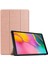 10,4" (SM-T500 T505) Için Koruyucu Standlı Kılıf, 10,4" Samsung Tab A7 Tablet 2020 Için Sert Kapaklı Kılıf - Pembe Altın (Yurt Dışından) 1