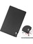 Lenovo Tab P11 Pro Case 11.5" 2020 (TB-J706F ), Lenovo Tab P11 Pro 11.5" Tablet Için Ince Hafif Akıllı Kapak Üç Katlı Braket Folio Hardshell Kılıf 2020 - Siyah (Yurt Dışından) 3