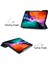 2021 5. Nesil iPad Pro 12.9" Kılıf, Otomatik Uyandırma/uyku Kapağı, Kalem Tutuculu Kapak, Ince Yumuşak Tpu Arka Akıllı Üçe Katlamalı Stand (Koyu Mavi) (Yurt Dışından) 2