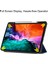 2021 5. Nesil iPad Pro 12.9" Kılıf, Otomatik Uyandırma/uyku Kapağı, Kalem Tutuculu Kapak, Ince Yumuşak Tpu Arka Akıllı Üçe Katlamalı Stand (Koyu Mavi) (Yurt Dışından) 3