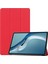 Huawei Matepad Pro 12.6 2021 Tablet Kılıfı Için Hafif Üç Katlı Stand Pc Sert Arka Kapak Kapak Tüm Vücut Sağlam Darbeye Dayanıklı Kapak(Renk: Kırmızı) (Yurt Dışından) 1