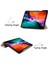 2021 5. Nesil iPad Pro 12.9" Kılıf, Otomatik Uyandırma/uyku Kapağı, Kalem Tutuculu Kapak, Ince Yumuşak Tpu Arka Akıllı Üçe Katlamalı Stand (Pembe Altın) (Yurt Dışından) 2