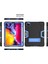 iPad Pro 11 2020 Için, Hibrit Ağır Hizmet Tipi Üç Katmanlı Tam Gövde Darbeye Dayanıklı Dayanıklı Kılıf ve iPad Pro 11 2020 11 Inç Için Standlı (Siyah+Mavi) (Yurt Dışından) 3