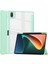 Mi Pad 5 11.0 Inç Için, Akıllı Ince Üç Katlı Stand ve Kalem Tutacağı Otomatik Uyutma/uyandırma Kapağı, Mi Pad 5 Pro 5g 2021 Için Şeffaf Şeffaf Arka Kapak - Nane Yeşili (Yurt Dışından) 1