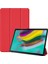 Galaxy Tab S5E Kılıf Için, Samsung Galaxy Tab S5E SM-T720 Için Otomatik Uyku/uyandırma Fonksiyonlu Akıllı Telefon Kılıfı Üç Katlı Stand Ince ve Hafif; SM-T725 Kırmızı (Yurt Dışından) 1