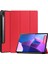 Lenovo Tab P12 Pro Kapak Kalem Tutucu ile 12.6 "darbeye Dayanıklı Kapak Tri-Fold Standı Folio Akıllı Kapak Için Lenovo Tab P12 Pro 12.6" Kırmızı (Yurt Dışından) 1