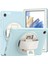 Samsung Tab A8 10.5 Inç Koruyucu Kapak X200/X205 Üç Geçirmez Tablet Her Şey Dahil Dönen Koruyucu Kapak Buz Kristali Mavi (Yurt Dışından) 1