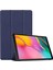 10,4" (SM-T500 T505) Için Koruyucu Stand Kılıfı 10,4" Samsung Tab A7 Tablet 2020 Için Sert Kapaklı Kılıf - Koyu Mavi (Yurt Dışından) 1