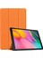 10.4" (SM-T500 T505) Için Koruyucu Standlı Kılıf Hard Case Cover For 10.4" Samsung Tab A7 Tablet 2020 - Turuncu (Yurt Dışından) 1