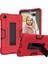 Galaxy Tab A7 Lite 8.7 Kılıf Için, Samsung Galaxy Tab A7 Lite 8.7 2021 Model SM-T220/SM-T225(KIRMIZI) Için Ağır Hizmet Tipi Sağlam Tam Gövde Hibrid Darbeye Dayanıklı Düşme Kılıfı (Yurt Dışından) 2
