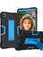 Galaxy Tab A7 Lite 8.7 Kılıf Için, Samsung Galaxy Tab A7 Lite 8.7 2021 Model SM-T220/SM-T225(SIYAH+MAVI) Için Ağır Hizmet Tipi Sağlam Tam Gövde Hibrid Darbeye Dayanıklı Düşme Kılıfı (Yurt Dışından) 3