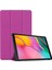 10.4" (SM-T500 T505) Için Koruyucu Standlı Kılıf 10.4" Samsung Tab A7 Tablet 2020 Için Sert Kapaklı Kılıf - Mor (Yurt Dışından) 1