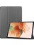 Samsung Galaxy Tab S7 Fe 12.4" 2021 / Galaxy Tab S7+ 12.4" 2021 T730/T736 Için, Otomatik Uyku/uyandırma Işlevli Esnek Tpu Arka Hafif Üç Katlı Stand, Gri (Yurt Dışından) 1