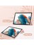 Samsung Galaxy Tab A8 10.5" 2021 Modelleri Için (SM-X200/X205), Şeffaf Sırtlı Darbeye Dayanıklı Kılıf, Otomatik Uyandırma/uyku, Pembe Altın (Yurt Dışından) 2