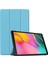 10,4" (SM-T500 T505) Için Koruyucu Stand Kılıfı 10,4" Samsung Tab A7 Tablet 2020 Için Sert Kapaklı Kılıf - Açık Mavi (Yurt Dışından) 1