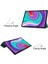 Lenovo Tab P11 Pro Case 11.5" 2020 (TB-J706F ), Lenovo Tab P11 Pro 11.5" Tablet Için Ince Hafif Akıllı Kapak Üçe Katlama Braketi Folio Sert Kılıf 2020'DE Çıktı - Koyu Yeşil (Yurt Dışından) 2
