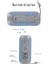 TG117 Kumaş Sanatı Bluetooth Hoparlör Açık Su Geçirmez Subwoofer Çift Diyaframlı Yüksek Kaliteli Taşınabilir Takılabilir Karikatür Hoparlör Siyah (Yurt Dışından) 5