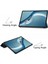 Huawei Matepad Pro 12.6 2021 Tablet Kılıfı Için Hafif Üç Katlı Stand Pc Sert Arka Kapak Kapak Tüm Vücut Sağlam Darbeye Dayanıklı Kapak(Renk: Koyu Mavi) (Yurt Dışından) 4