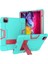 iPad Pro 11 2020 Için, iPad Pro 11 2020 Için Hibrit Ağır Hizmet Üç Katmanlı Tam Gövde Darbeye Dayanıklı Sağlam Kılıf ve Standlı 11 Inç (Yeşil) (Yurt Dışından) 1