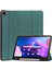 Uyumlu Lenovo Tab M10 Plus Tablet Kılıfı Için 10.6" Ince Üç Katlı Stand Akıllı Kapak, Çoklu Görünüm Standı Yumuşak Kılıflı Folyo Kapak Otomatik Uyku/uyanma Koruması Koyu Yeşil (Yurt Dışından) 1