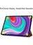 Lenovo Tab P11 Pro Case 11.5" 2020 (TB-J706F ), Lenovo Tab P11 Pro 11.5" Tablet Için Ince Hafif Akıllı Kapak Üçe Katlama Braketi Folio Sert Kılıf 2020'DE Çıktı - Bordo (Yurt Dışından) 3