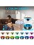 Wekity Bluetooth Hoparlör, Taşınabilir Ayarlanabilir 7 Renk Işık 360° Stereo Kristal Cam Müzik Hoparlörü Telefon, Tablet, Dizüstü Bilgisayar ve Masaüstü Için (Yurt Dışından) 3