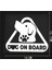 Dog On Board Arabada Köpek Var Oto Duvar Sticker 1