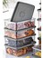 12'li Set Dikdörtgen Mikrodalga & Difriz Uyumlu Trio Saklama Kabı X4 0,75 Lt/1 Lt/1,5 Lt OPH-000314 2